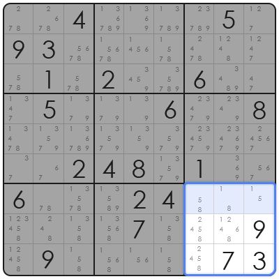 sudoku hidden pair